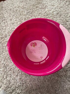 Paris Hilton 5 Qt Hot Pink Mixing Bowl Speckled Non Slip Kitchen